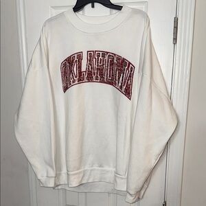 White Oklahoma Sweatshirt